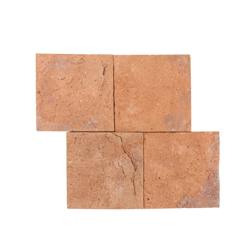 Vintage Terra Cotta | Color: Terra Cotta | Material: Ceramic | Finish: Natural | Sold By: SQFT | Tile Size: 6"x6"x1" | Commercial: Yes | Residential: Yes | Floor Rated: Yes | Wet Areas: Yes | AJ-24-0809