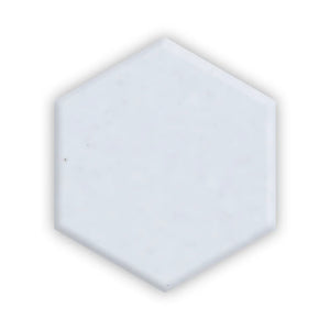 Snow 4” Hexagon | Color: White | Material: Porcelain | Finish: Matte | Sold By: SQFT | Tile Size: 4"x4"x0.313" | Commercial: No | Residential: Yes | Floor Rated: Yes | Wet Areas: Yes | AJ-23-1301