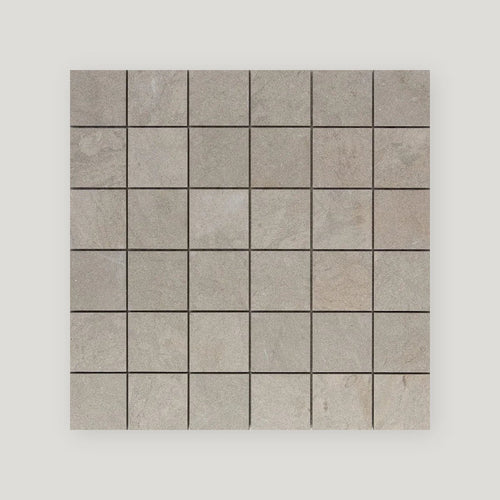Bateig Blue 2x2 Mosaic 12x12 Blue Grey Honed