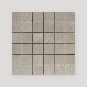 Bateig Blue 2x2 Mosaic 12x12 Blue Grey Honed