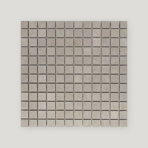 Bateig Blue 7/8x7/8 Mosaic 12x12 Blue Grey Honed
