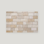 Burgundy Blend  Assorted Sizes Beige Tumbled