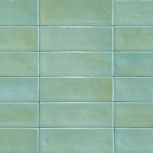 Caribbean | 2x6 | Moss Glossy | Glazed