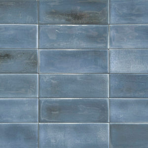 Caribbean | 2x6 | Night Blue Glossy | Glazed