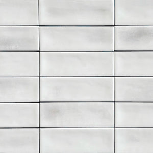 Caribbean | 2x6 | White Glossy | Glazed