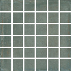 Carolina Clay | Mosaic | 12x12 | Kiawah Green | Glazed