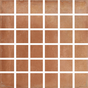 Carolina Clay | Mosaic | 12x12 | Summerville Co | Glazed