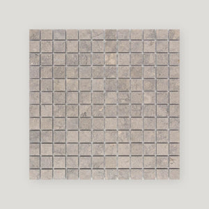 Cote d' Azur 7/8x7/8 Mosaic 12x12 Cool Grey Honed