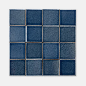 Moonstone | Color: Blue | Material: Porcelain | Finish: Gloss | Sold By: SQFT | Tile Size: 4"x4"x0.313" | Commercial: No | Residential: Yes | Floor Rated: Yes | Wet Areas: Yes | AJ-23-1301