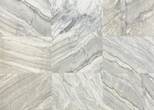 Quiet | Color: Grey | Material: Marble | Finish: Honed Micro-Beveled | Sold By: Case | Square Foot Per Case: 4 | Tile Size: 12"x24"x0.394" | Commercial: Yes | Residential: Yes | Floor Rated: Yes | Wet Areas: Yes | AJ-23-1309