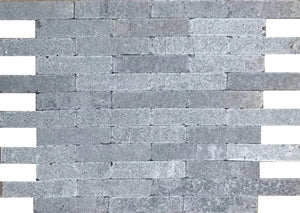 Hannah Cobbles | Color: Medium Grey | Material: Natural Stone | Finish: Tumbled | Sold By: SQFT | Tile Size: 3"x9"x2" | Commercial: Yes | Residential: Yes | Floor Rated: Yes | Wet Areas: Yes | AJ-23-1501