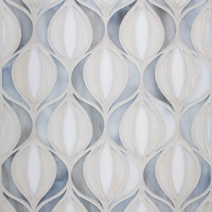 Devotion - Lotus | Color: Serenity | Material: Glass | Finish: Blend | Sold By: Case | Square Foot Per Case: 4.56 | Tile Size: 10.875"x12.063"x0.125" | Commercial: Yes | Residential: Yes | Floor Rated: No | Wet Areas: No | AJ-23-1603