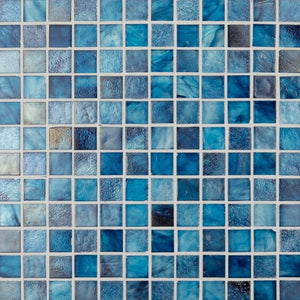 Las Islas - 7/8x1 7/8 Offset Joint    | Color: Aruba | Material: Glass | Finish: Blend | Sold By: Case | Square Foot Per Case: 9.08 | Tile Size: 11.375"x11.5"x0.24" | Commercial: No | Residential: Yes | Floor Rated: Yes | Wet Areas: Yes | AJ-23-1603