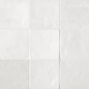 Handcraft | Color: White | Material: Ceramic | Finish: Gloss | Sold By: Case | Square Foot Per Case: 10.83 | Tile Size: 5"x5"x0.375" | Commercial: Yes | Residential: Yes | Floor Rated: No | Wet Areas: Yes | AJ-23-205