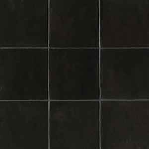 Handcraft | Color: Black | Material: Ceramic | Finish: Gloss | Sold By: Case | Square Foot Per Case: 10.83 | Tile Size: 5"x5"x0.375" | Commercial: Yes | Residential: Yes | Floor Rated: No | Wet Areas: Yes | AJ-23-205