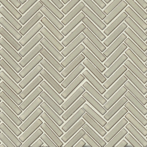 RTH DECO | Herringbone 1/2x2 | Color: Clay | Material: Porcelain | Finish: Gloss | Sold By: Case | Square Foot Per Case: 9.59 | Tile Size: 11"x11"x0.375" | Commercial: No | Residential: Yes | Floor Rated: No | Wet Areas: Yes | AJ-23-205