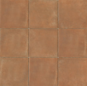 Terra Cotta | Color: Caramel | Material: Porcelain | Finish: Matte | Sold By: Case | Square Foot Per Case: 10.89 | Tile Size: 14"x14"x0.375" | Commercial: Yes | Residential: Yes | Floor Rated: No | Wet Areas: Yes | AJ-23-205