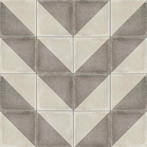 Encaustic | Color: Sand | Material: Porcelain | Finish: Villa | Sold By: Case | Square Foot Per Case: 9.79 | Tile Size: 12"x12"x0.375" | Commercial: Yes | Residential: Yes | Floor Rated: Yes | Wet Areas: Yes | AJ-23-205