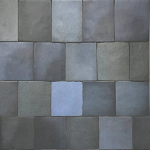 Artisan | Color: Sea Blue | Material: Ceramic | Finish: Matte | Sold By: Case | Square Foot Per Case: 10.76 | Tile Size: 5"x5"x0.375" | Commercial: No | Residential: Yes | Floor Rated: No | Wet Areas: Yes | AJ-23-1920