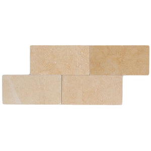 Antique Dore (Halila) | Color: Golden | Material: Limestone | Finish: Honed | Sold By: SQFT | Tile Size: 3"x6"x0.375" | Commercial: Yes | Residential: Yes | Floor Rated: Yes | Wet Areas: Yes | AJ-23-0809