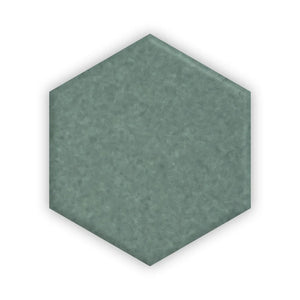 Sea Green 4” Hexagon | Color: Green | Material: Porcelain | Finish: Satin | Sold By: SQFT | Tile Size: 4"x4"x0.313" | Commercial: Yes | Residential: Yes | Floor Rated: Yes | Wet Areas: Yes | AJ-23-1301