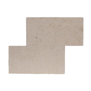 AJ-23-0809 | Belair (Porto Beige) | Light Beige | 6x12  | Color: Light Beige | Material: Limestone | Finish: Honed | Sold By: SQFT | Tile Size: 6"x12"x0.375" | Commercial: Yes | Residential: Yes | Floor Rated: Yes | Wet Areas: Yes