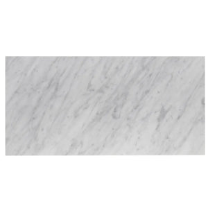 Bianco Carrara | Color: Grey White | Material: Marble | Finish: Honed | Sold By: Case | Square Foot Per Case: 4 | Tile Size: 12"x24"x0.375" | Commercial: Yes | Residential: Yes | Floor Rated: Yes | Wet Areas: Yes | AJ-23-0809