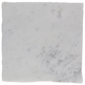 Bianco Carrara | Color: Grey White | Material: Marble | Finish: Old world | Sold By: SQFT | Tile Size: 9"x9"x0.375" | Commercial: Yes | Residential: Yes | Floor Rated: Yes | Wet Areas: Yes | AJ-23-0809