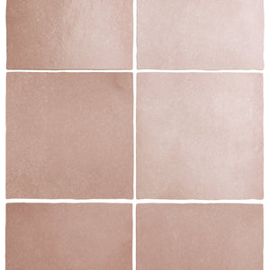 Artisan | Color: Pink | Material: Ceramic | Finish: Matte | Sold By: Case | Square Foot Per Case: 10.76 | Tile Size: 5"x5"x0.375" | Commercial: No | Residential: Yes | Floor Rated: No | Wet Areas: Yes | AJ-23-1920