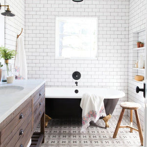 Classic White | Color: Ice White | Material: Ceramic | Finish: Matte | Sold By: Case | Square Foot Per Case: 10 | Tile Size: 3"x6"x0.25" | Commercial: Yes | Residential: Yes | Floor Rated: No | Wet Areas: Yes | AJ-23-205