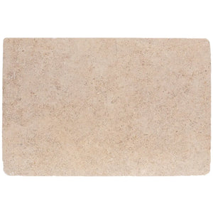 Cecina | Color: Beige | Material: Limestone | Finish: Tumbled brushed | Sold By: Case | Square Foot Per Case: 5.33 | Tile Size: 16"x24"x0.625" | Commercial: Yes | Residential: Yes | Floor Rated: Yes | Wet Areas: Yes | AJ-23-0809