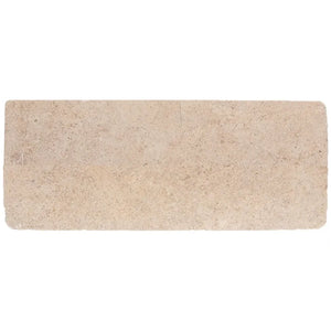 Cecina | Color: Beige | Material: Limestone | Finish: Tumbled | Sold By: SQFT | Tile Size: 3"x9"x0.375" | Commercial: Yes | Residential: Yes | Floor Rated: Yes | Wet Areas: Yes | AJ-23-0809