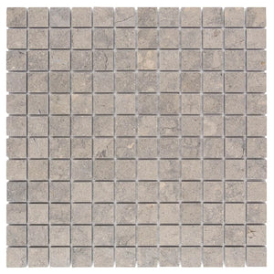 Cote d' Azur | 7/8x7/8 Mosaic | Color: Cool Grey | Material: Limestone | Finish: Honed | Sold By: SQFT | Tile Size: 12"x12"x0.375" | Commercial: Yes | Residential: Yes | Floor Rated: Yes | Wet Areas: Yes | AJ-23-0809