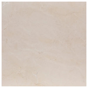 Crema Marfil | Color: Creme/Light Grey | Material: Limestone | Finish: Honed | Sold By: Case | Square Foot Per Case: 4.5 | Tile Size: 18"x18"x0.5" | Commercial: Yes | Residential: Yes | Floor Rated: Yes | Wet Areas: Yes | AJ-23-0809