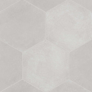 Mikura | Hexagon | Color: Grey | Material: Porcelain | Finish: Matte | Sold By: Case | Square Foot Per Case: 10.76 | Tile Size: 10"x10"x0.25" | Commercial: Yes | Residential: Yes | Floor Rated: Yes | Wet Areas: Yes | AJ-23-205
