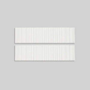 Hayashi | Color: Day | Material: Porcelain | Finish: Ribbed | Sold By: Case | Square Foot Per Case: 13.34 | Tile Size: 2.5"x9"x0.375" | Commercial: Yes | Residential: Yes | Floor Rated: Yes | Wet Areas: Yes | AJ-23-1920