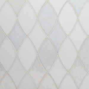 Devotion - Papyrus | Color: Snowfall | Material: Glass | Finish: Blend | Sold By: Case | Square Foot Per Case: 3.23 | Tile Size: 9.063"x10.25"x0.125" | Commercial: Yes | Residential: Yes | Floor Rated: No | Wet Areas: No | AJ-23-1603