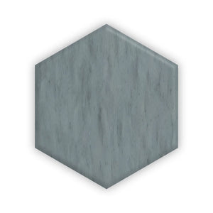 Celadon 4” Hexagon | Color: Blue | Material: Porcelain | Finish: Gloss | Sold By: SQFT | Tile Size: 4"x4"x0.313" | Commercial: No | Residential: Yes | Floor Rated: Yes | Wet Areas: Yes | AJ-23-1301
