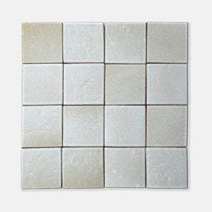 Oatmeal | Color: White | Material: Porcelain | Finish: Satin | Sold By: SQFT | Tile Size: 4"x4"x0.313" | Commercial: Yes | Residential: Yes | Floor Rated: Yes | Wet Areas: Yes | AJ-23-1301