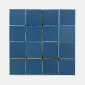 Denim | Color: Blue | Material: Porcelain | Finish: Matte | Sold By: SQFT | Tile Size: 4"x4"x0.313" | Commercial: Yes | Residential: Yes | Floor Rated: Yes | Wet Areas: Yes | AJ-23-1301