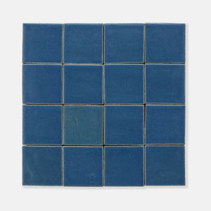 Denim | Color: Blue | Material: Porcelain | Finish: Matte | Sold By: SQFT | Tile Size: 4"x4"x0.313" | Commercial: Yes | Residential: Yes | Floor Rated: Yes | Wet Areas: Yes | AJ-23-1301