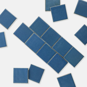 Denim | Color: Blue | Material: Porcelain | Finish: Matte | Sold By: SQFT | Tile Size: 4"x4"x0.313" | Commercial: Yes | Residential: Yes | Floor Rated: Yes | Wet Areas: Yes | AJ-23-1301