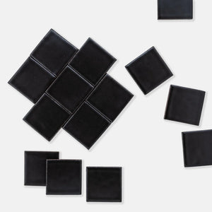 Cast Iron | Color: Black | Material: Porcelain | Finish: Matte | Sold By: SQFT | Tile Size: 4"x4"x0.313" | Commercial: Yes | Residential: Yes | Floor Rated: Yes | Wet Areas: Yes | AJ-23-1301