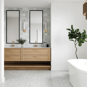 Rembrandt | Color: White | Material: Marble | Finish: Honed | Sold By: SQFT | Tile Size: 4"x4"x0.375" | Commercial: Yes | Residential: Yes | Floor Rated: Yes | Wet Areas: Yes | AJ-23-205