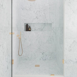 Rembrandt | Mosaic | Color: White | Material: Marble | Finish: Honed | Sold By: SQFT | Tile Size: 11.5"x11.75"x0.375" | Commercial: Yes | Residential: Yes | Floor Rated: Yes | Wet Areas: Yes | AJ-23-205