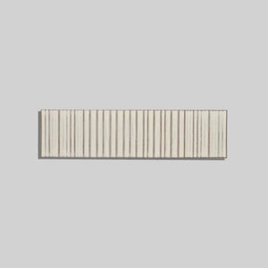 Hayashi | Color: Moon | Material: Porcelain | Finish: Ribbed | Sold By: Case | Square Foot Per Case: 13.34 | Tile Size: 2.5"x9"x0.375" | Commercial: Yes | Residential: Yes | Floor Rated: Yes | Wet Areas: Yes | AJ-23-1920