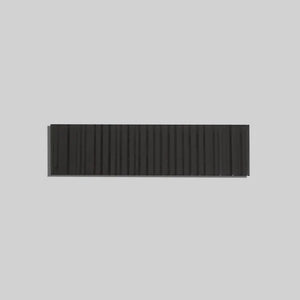 Hayashi | Color: Night | Material: Porcelain | Finish: Ribbed | Sold By: Case | Square Foot Per Case: 13.34 | Tile Size: 2.5"x9"x0.375" | Commercial: Yes | Residential: Yes | Floor Rated: Yes | Wet Areas: Yes | AJ-23-1920