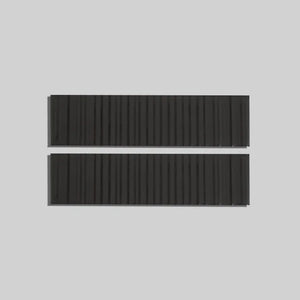 Hayashi | Color: Night | Material: Porcelain | Finish: Ribbed | Sold By: Case | Square Foot Per Case: 13.34 | Tile Size: 2.5"x9"x0.375" | Commercial: Yes | Residential: Yes | Floor Rated: Yes | Wet Areas: Yes | AJ-23-1920