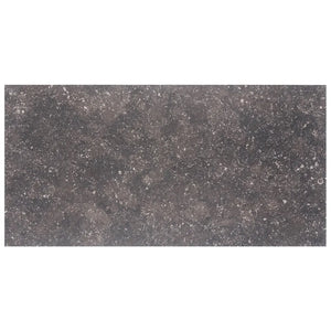 Noir Sully | Color: Charcoal Grey | Material: Limestone | Finish: Honed | Sold By: Case | Square Foot Per Case: 4 | Tile Size: 12"x24"x0.375" | Commercial: Yes | Residential: Yes | Floor Rated: Yes | Wet Areas: Yes | AJ-23-0809