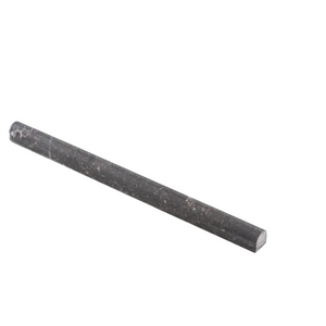 Noir Sully | Pencil Liner | Color: Charcoal Grey | Material: Limestone | Material: Limestone | Finish: Honed | Sold By: Piece | Tile Size: 0.75"x12"x0.75" | Commercial: Yes | Residential: Yes | Floor Rated: Yes | Wet Areas: Yes | AJ-23-0809